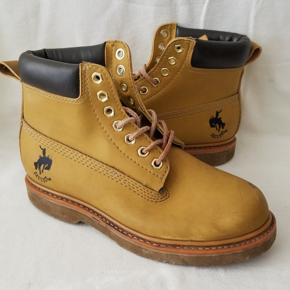 Gauchos Men's Boots Mens Lace-Up Work Tan Size 8